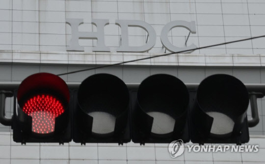 서울 용산구 HDC현대산업개발 본사 모습. 연합뉴스